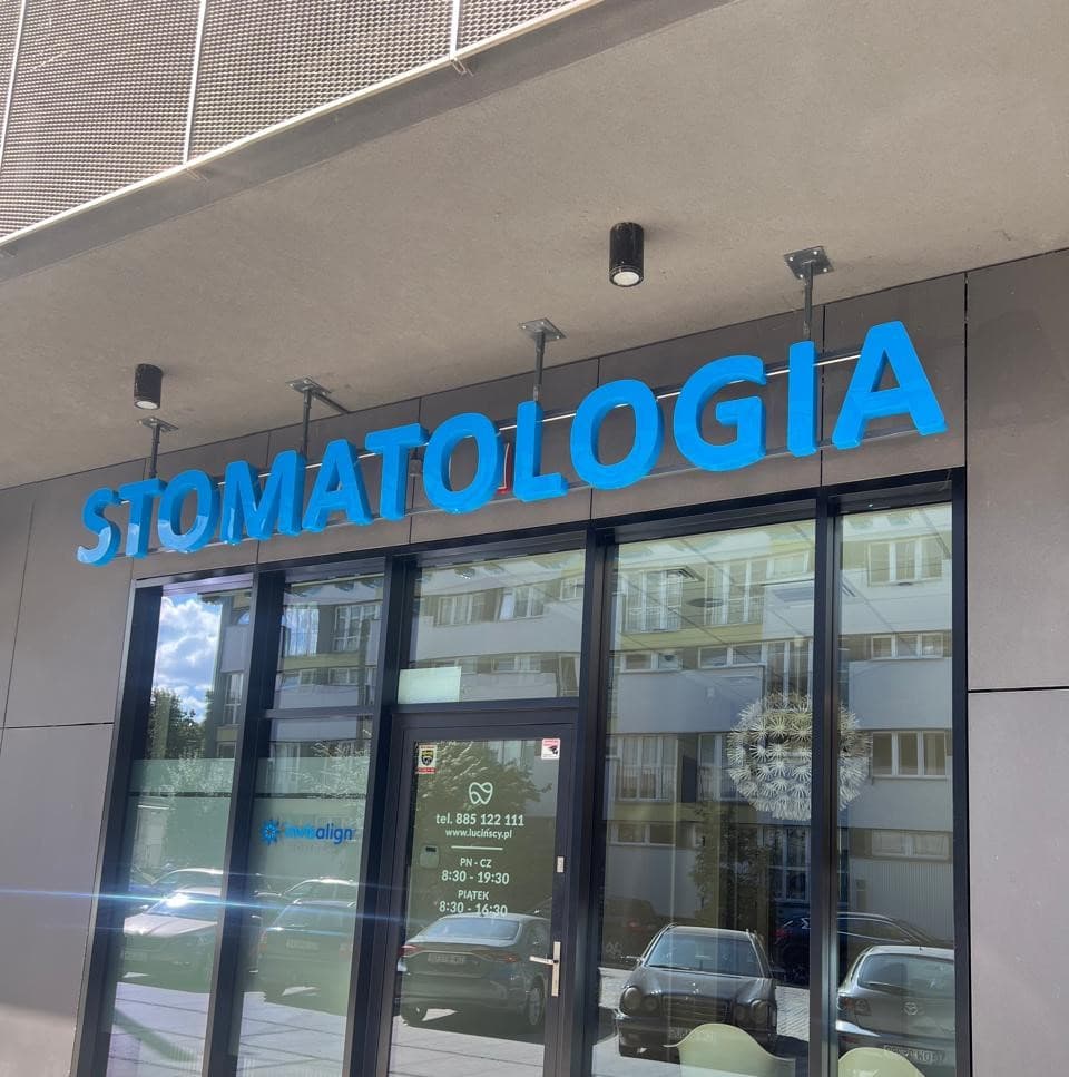 Recepção do consultório em Wrocław